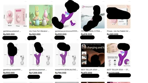 An example of violated product shown in marketplaces