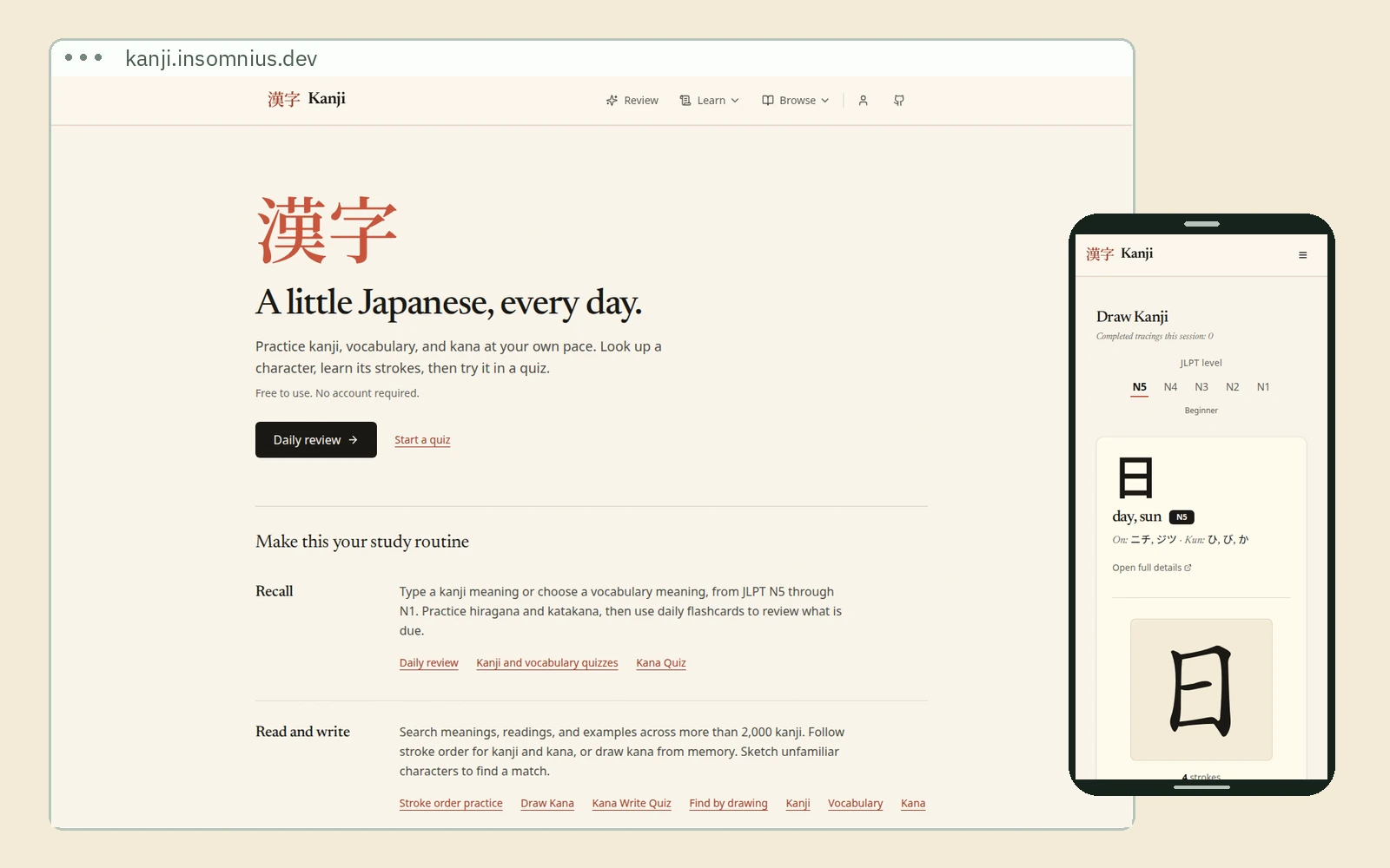 Kanji by Insomnius project preview